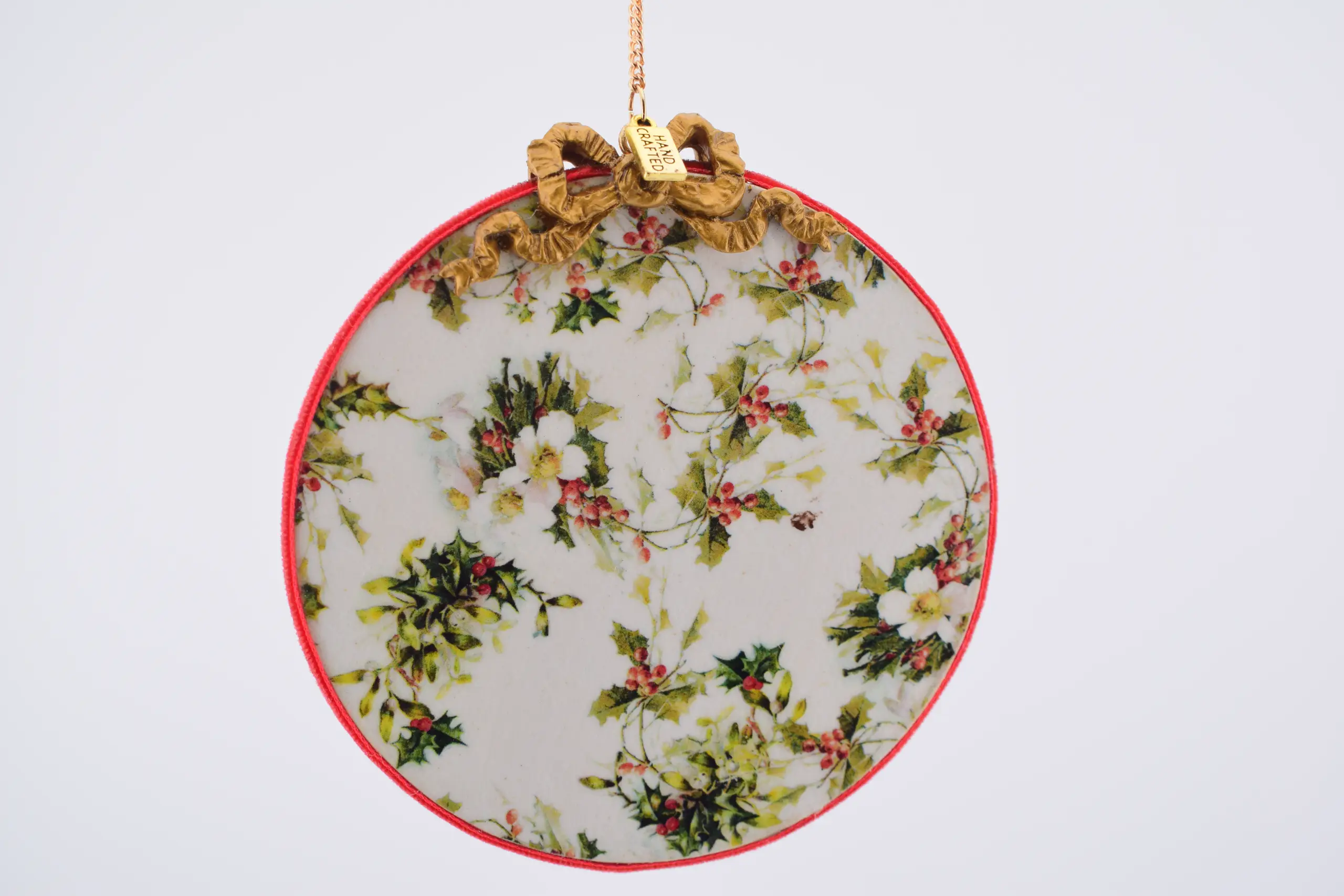 Santa Claus and holly - Image 2